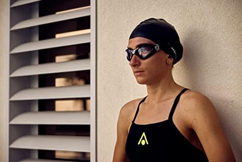 Aqua Sphere Kayenne Adult Swim Goggles - Visão livre de distorção de 180 graus, ideal para piscina ativa ou nadadores