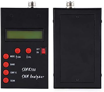 Analisador de antena de rádio Ham, medidor de ondas curtas de 1-60MHz, com conector de 2,1 mm, para hobbistas