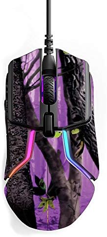 MightySkins Skin Compatível com SteelSes Rival 600 Mouse de jogos - Camo Purple Tree | Tampa de vinil protetora,
