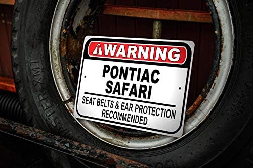 Cinto de segurança Pontiac Safari recomendou sinal de carro rápido, sinal de garagem de metal, decoração
