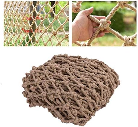 Yuwuxin Multi-Purpose Rope Net Natural Plant Bemp Rope Segurança de proteção de proteção para escadas internas,