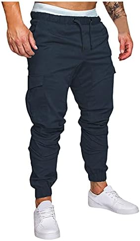Calça de moletom de znne masculina, calça de carga casual esportiva Slacks Fitness Casual Trousers