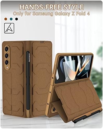 Monsgary for Samsung Galaxy Z Fold 4 Case com S Pen Solder, [Proteção à prova de choque] [Proteção da Hinge]