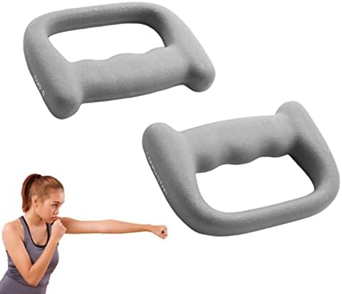 Pesos Conjunto de Dumbbells | 2pcs em forma de neoprene em forma de mão halteres - halteres leves de exercícios