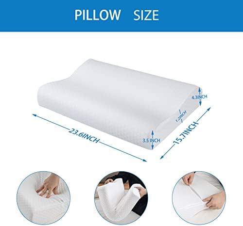 Travesseiro de espuma de memória firme do LMRSTOO para bons travesseiros de cama padrão com travesseiros
