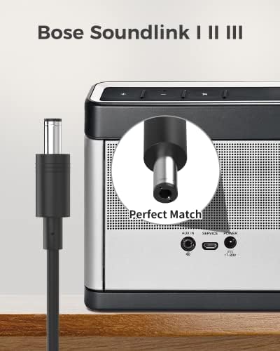 Para Bose Soundlink I II III 1 2 3 CARGER Bluetooth Speaker Substituição do cabo de alimentação