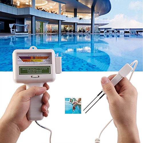 Digital Ph Tester medidor PH e CL2 Nível de cloro Medidor de água Análise de qualidade Monitor