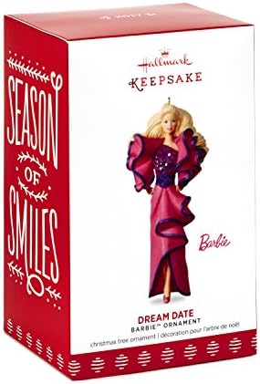 Hallmark 1795qxi2965 Mattel Barbie Dream Date Barbie Keepsake Ornamentos de Natal