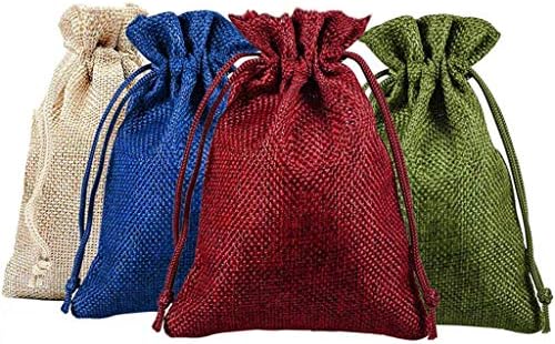Bolsa de Natal para presente de sino de algodão bolsa de natal saco padrão de doce decoração de