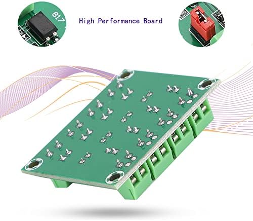 3,3V/5V a 3,6V/24V 4 Channel Tortage Conversor Optocoupler Módulo de adaptador isolado da placa