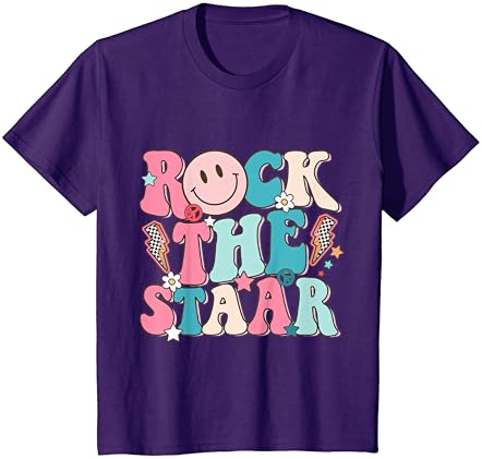 Rock the Test Day Professores Motivacional Rock The Staar T-shirt