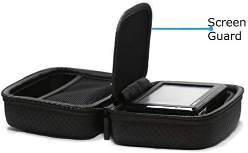 Navitech Black Hard GPS Carry Case Compatível com Mio Mivue Drive 65 lm SAT NAV