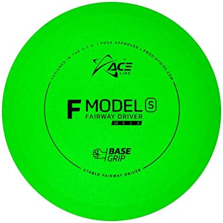 Prodigy Disc Ace Line BaseGrip Glow F Modelo S | Driver de Fairway de golfe estável | Brilha no