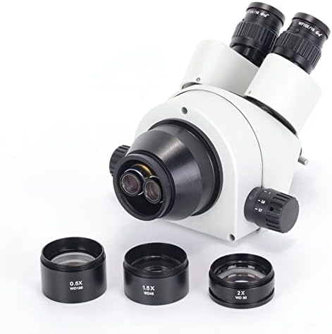 Acessórios para microscópio WD165 1,5X WD45 2X WD30 Auxiliar Lente Objetiva Zoom Estéreo Trepa de Microscópio