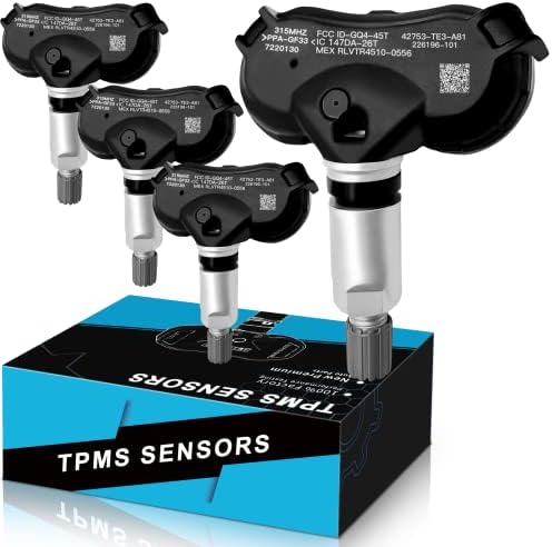 Sensores de Yzhidianf TPMS para: -Honda Acura, sensor de pressão de pneus de 315MHz para: -Honda