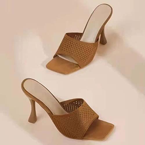 Flipers femininos Sexy Stiletto High Salpadores Fashion Fashion Flip Flop Sandals Sandals Shoes Slip-On Shop-On