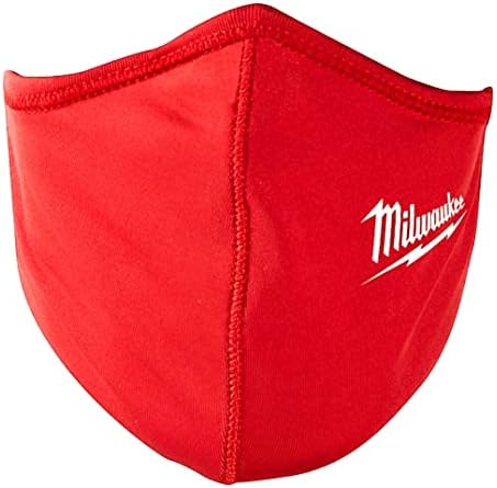 3 pacote - Milwaukee Máscara de performance de 2 camadas - tamanho de um