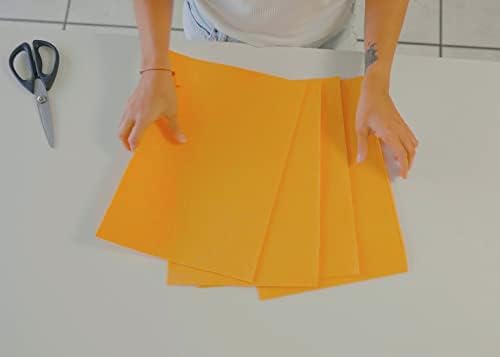 Omnice Shammy Toalha Super absorvente laranja extra grande para carros Limpeza de piso de cozinha de estimação 10