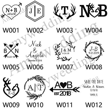 Ferro de branding personalizado para madeira com design de árvores, logotipo para carimbo de marca