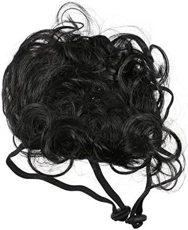 Abaodam 1 PC Cabeça Cabeça Cruzada Trajes de cabelo pretos engraçados Para acessórios, cães cães cães wigs