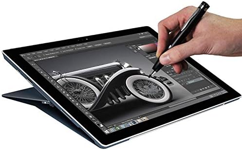 Broonel Silver Mini Fine Point Digital Active Stylus Pen compatível com o Asus Vivobook 14 x403fa 14 polegadas