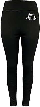 Legas alinhadas de lã Women Whin WhiM Warm térmico Leggings de cintura alta calça de calça elástica de