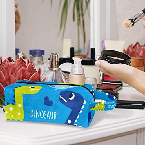 Tbouobt Cosmetic Travel Bags, maquiagem, bolsa de maquiagem para produtos de higiene pessoal, dinossauro de