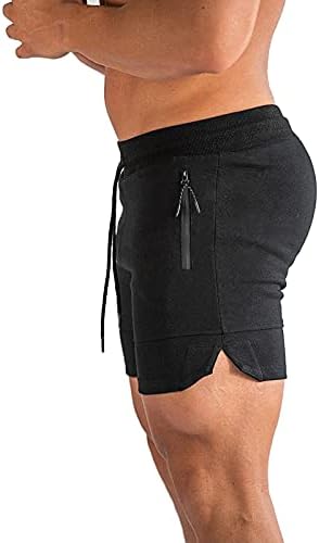 BUXKR Mens treina shorts de 5 polegadas de ginástica rápida para homens atléticos de corrida com bolsos