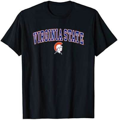 Virginia State Trojans Arch sobre camiseta oficialmente licenciada