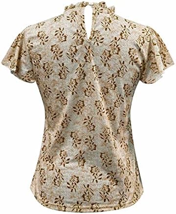 Tops de manga longa para mulheres Camisas de verão casuais camisetas de pescoço de túnica de túnica