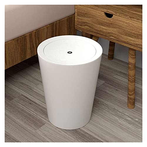 Lixo xbwei pode sacudir o tipo de tampa doméstico banheiro simples simples cesta de papel de quarto