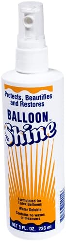 Balão Shine 8 oz mantém os balões de látex parecendo brilhantes!