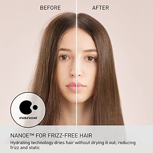 Secador de cabelo de salão de nanoe da Panasonic com bico seco rápido oscilante, secador dobrável para