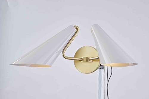 Mitzi H399102-AGB/DG Contemporary Modern Two Light Wall Sconce From Talia Collection In Brass-Antique