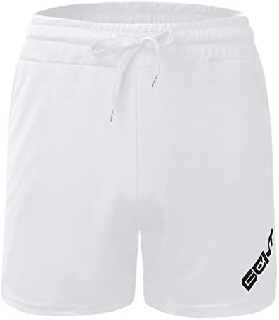 Shorts atléticos homens casuais colorem shorts de cordão no meio da cintura sólida com bolsos esportes