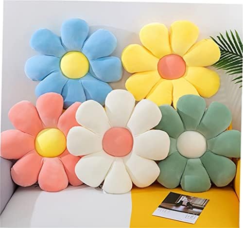 Pillow fofo em forma de flor Wyike, almofada de flor, travesseiro de leitura e lazer e travesseiro confortável,