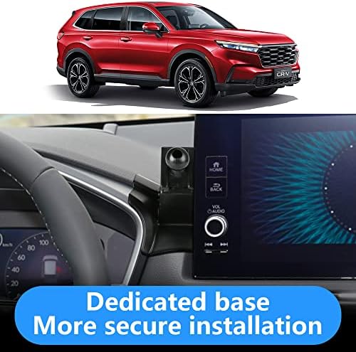 Lunqin Car Helder Mount para Honda CRV 2023 Big Phones com Case Acessórios Automóveis Suporte de Navegação Decoração
