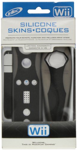Wii Remote & Nunchuk Skins - Black