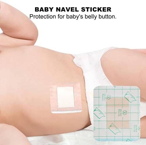 Adesivo para o umbigo para bebês, protetor de barriga de fita adesiva, bebês respirável adesivo de cordão