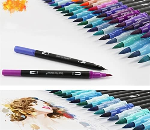 LXXSH 24/60 Colors Watercolor Art Markers Definir caneta de caneta dupla Fininer Desenho de pintura de