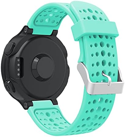 Inanir Soft Silicone Watch Strap Substacement Wrist Watch Band para Garmin Forerunner 220/230/235/620/630