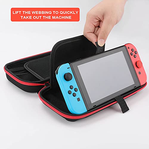 Caixa de transporte de energia vegana para Nintendo Switch Proteção Proteção portátil bolsa dura bolsa