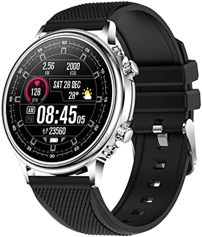 CF81 Smart Watch Men 360x360 Tela tocante IP67 Importação esportiva Freqüência cardíaca Dial rotativa SmatWatch