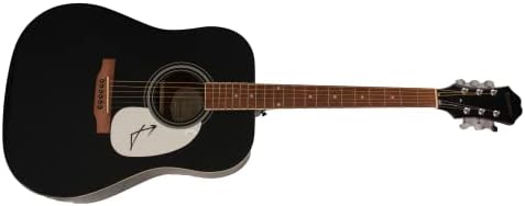Jared Leto assinou autógrafo em tamanho grande Gibson Epiphone Guitar Guitar C w/ James Spence