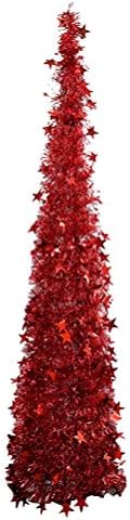 ABOOFAN 120cm Decoração de Natal High Pet Pet Pedal Plástico Telescópico Árvore de Natal Festa de Festa de
