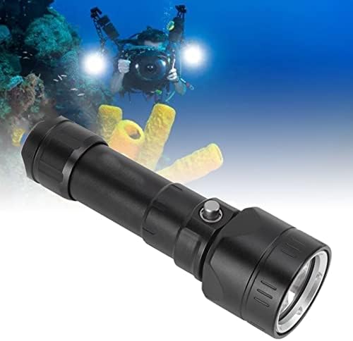 Luzes de mergulho, lanterna à prova d'água IPX8 para a liga de alumínio de mergulho para fotografia