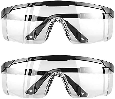 Euxor, óculos de segurança óculos de óculos quebrados à prova, ANSI Z87.1 e EN 166 Resistente a UV e largura de
