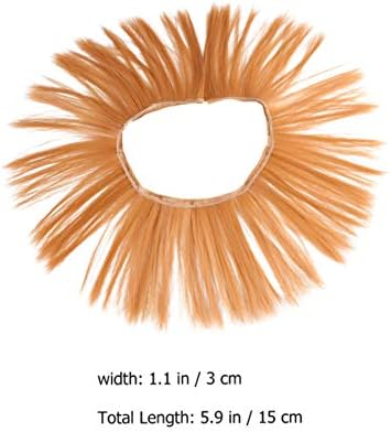 Alremo Xinghuang - 5 PCs 15 cm de cabelos de boneca resistentes ao calor Extensões de cabelo de parafuso