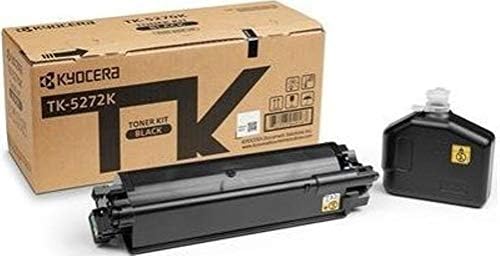 Kyocera 1T02TV0US0 Modelo TK-5272K Kit de toner preto para uso com Kyocera Ecosys M6235CIDN, M6630CIDN, M6635CIDN