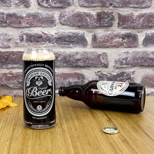 Gift Republic Beer Lay Glass, claro